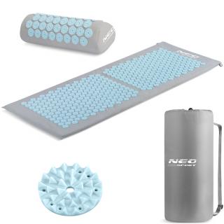 Akupresúrna podložka s hrotmi Neo-Sport NS-901 -sivo/modrá