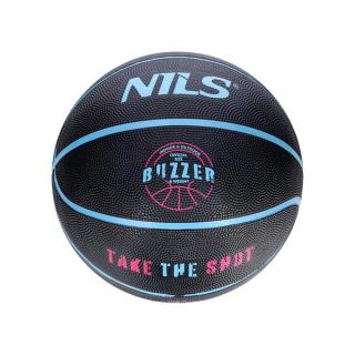 Basketbalová lopta NILS NPK251 Buzzer 5 - čierna