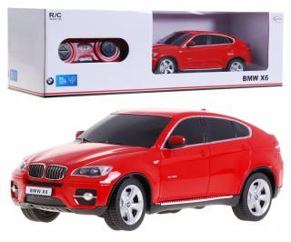 BMW X6 červený RASTAR model 1:24 SUV auto na diaľkové ovládanie