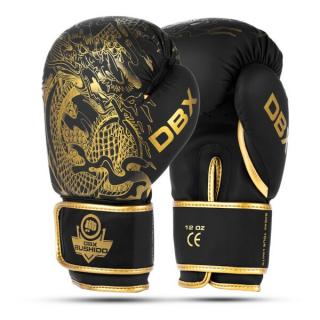 Boxerské rukavice DBX BUSHIDO Gold Dragon Veľkosť: 14oz.