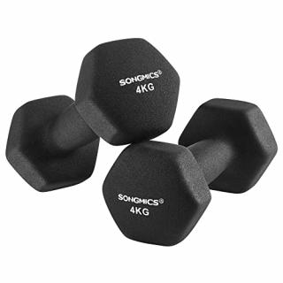 Činky SONGMICS 2 x 4 kg SYL068BK - čierne