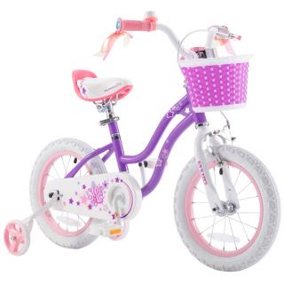 Detský bicykel STAR GIRL 16 RoyalBaby RB16G-1 - fialový