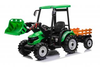 Detský elektrický traktor D68 RAMIZ JS3158B  - zelený