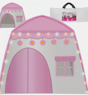 Detský stan s LED svetlami Kruzzel 23472