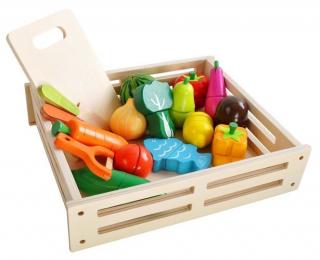 Drevený box so zeleninou a ovocím Kruzzel-9430