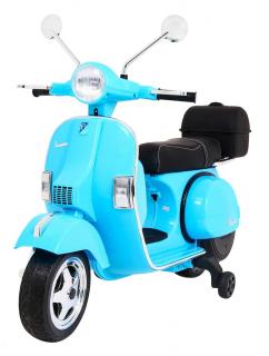 Elektrický skúter pre deti Vespa PA.PX150 - modrý