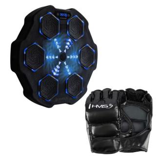 Elektronický boxerský terč s LED, Bluetooh a rukavicami HMS TB02