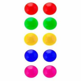Farebné magnety na tabuľu 10 ks SPRINGOS MB0011A