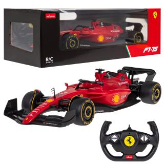 Ferrari F1 75 červený model RASTAR 1:12 pretekárske auto na diaľkové ovládanie + diaľkové ovládanie 2,4 GHz