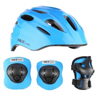 Helma s chráničmi NILS Extreme MTW01+H210 modrá Veľkosť: VEL.XS