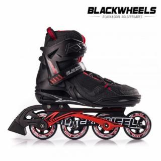 Kolieskové korčule BlackWheels Race - červené Veľkosť: 43