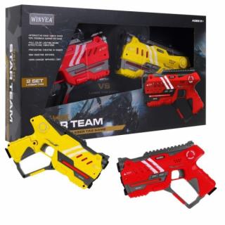 Laserové zbrane LASER TAG 7008 -červená/žltá