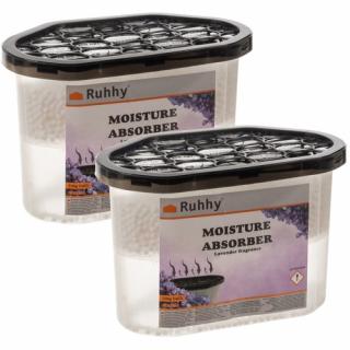 Levanduľový pohlcovač vlhkosti - 2x500ml Ruhhy 22137