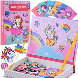 Magnetické puzzle rozprávkový Unicorn 39 dielikov ZA4406