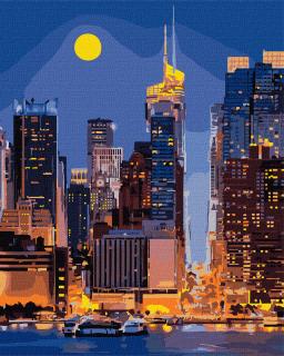 Maľba podľa čísel 40x50 plátno + farby + štetce - Streets of Manhattan