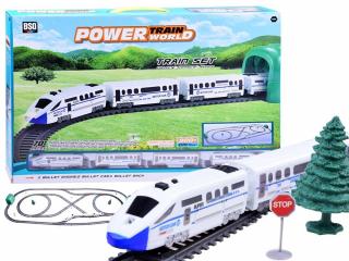 Moderný elektrický vláčik s vozňami s dĺžkou trasy 900 cm RC0467