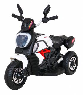 Motorka na batérie pre deti FAST TOURIST  - biela