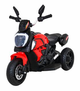 Motorka na batérie pre deti FAST TOURIST - červená