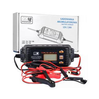 Nabíjačka batérií s LCD displejom 12V a 24V + 2 špeciálne režimy SC6B
