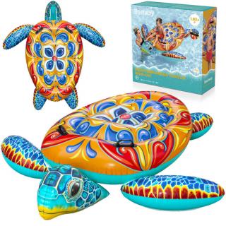 Nafukovačka TURTLE Majolica print 183x173cm Bestway 41523
