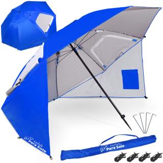 Plážový slnečník Sopot Para Sole UPF 50+ SP0784 - modrý