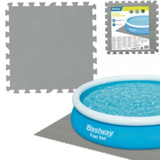 Podložka 50cmx50cm Foam Pool Mat GREY Bestway 58639