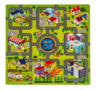 Podložka puzzle 9 ks RAMIZ ZDN.3007 - mesto