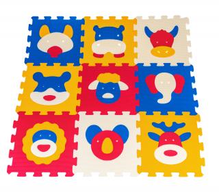 Podložka puzzle 9 ks RAMIZ ZDN.5511N9B - zvieratá