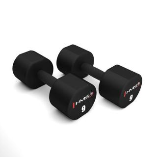 Polyuretánové jednoručné činky HMS HPT09 2 x 9 kg