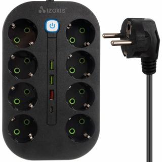 Predlžovací kábel  USB power strip Izoxis 24460