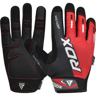 RDX Celoprstové tréningové rukavice WGS-F43 Farba: červená, Veľkosť: M