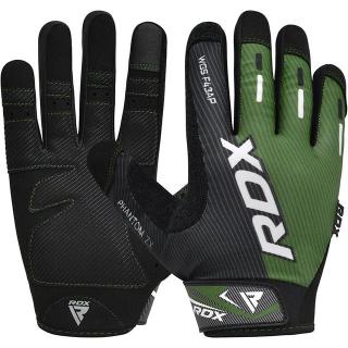 RDX Celoprstové tréningové rukavice WGS-F43 Farba: zelená, Veľkosť: L