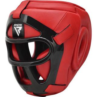 RDX HGR-T1F Prilba s odnímateľnou tvárovou klietkou Farba: červená, Veľkosť: L
