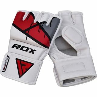 Rukavice RDX T7 Ego MMA Grappling - červené Veľkosť: L