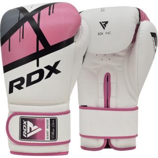 Ružové boxerské rukavice RDX F7 Ego pre ženy Veľkosť: 10 oz