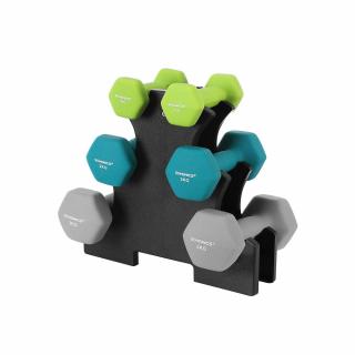 Sada činiek SONGMICS SYL612GN 1, 2, 3 kg sivozelená