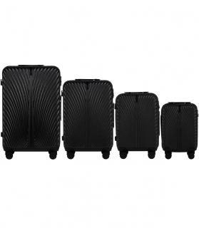Sada kufrov 4 ks WINGS BLACK SN 120 - čierna