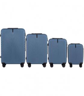 Sada kufrov 4 ks WINGS BLUE SN 120 - modrá