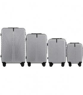 Sada kufrov 4 ks WINGS GREY SN 120 - sivá