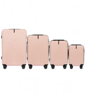 Sada kufrov 4 ks WINGS PINK SN 120 - sveloružová
