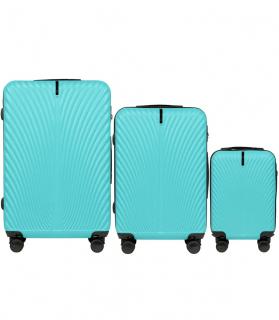 Sada kufrov XS, M, L WINGS LIGHT BLUE SN 120 - svetlomodrá
