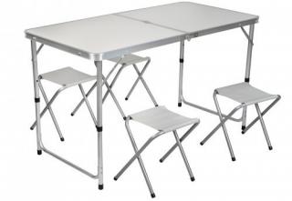 Skladací stôl so 4 stoličkami Trizand 23238