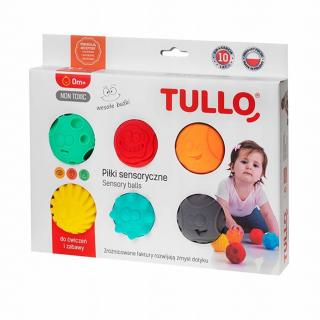 Tullo Senzorické loptičky Smajlíky 6 ks model 462