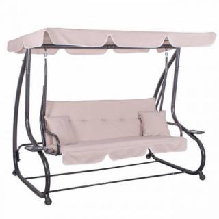 Záhradná hojdačka Venezia SPRINGOS GS0006 - béžová