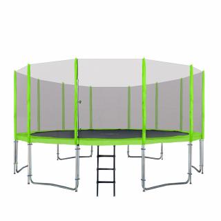 Záhradná trampolína SkyRamiz 487cm 16FT pre deti zelená + príslušenstvo