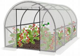 Záhradný fóliovník biely 4 x 2,5 x 2 m GARDEN LINE - TUN5590