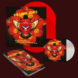 vinyl 2LP KILLING JOKE Malicious Damage - Live At the Astoria 12.10.03 (farebný vinyl - červený)