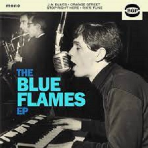 vinyl 7 EP singel BLUE FLAMES - 7-BLUE FLAMES EP