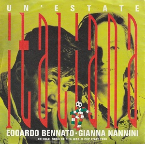 vinyl 7" SP Edoardo Bennato - Gianna Nannini Un'Estate Italiana (LP bazár)