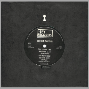 vinyl 7"SP SECRET AFFAIR My World/So Cool (Pôvodné UK vydanie, papierový labelRock/Mod revival/New wave - SP singel vydaný v roku 1980  Originálne pôvodné UK vydanie s papierovým labelom v strede SP singlu. Originálny obal gramolabelu I-SPY RECORDS  Zozna